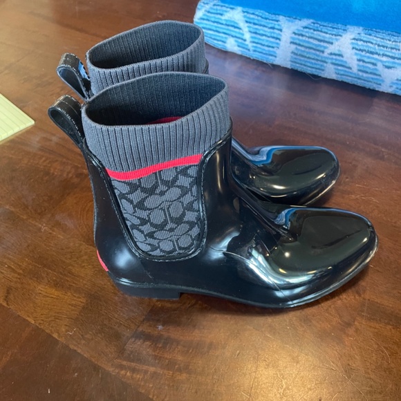 Coach rain boots - Picture 2 of 4